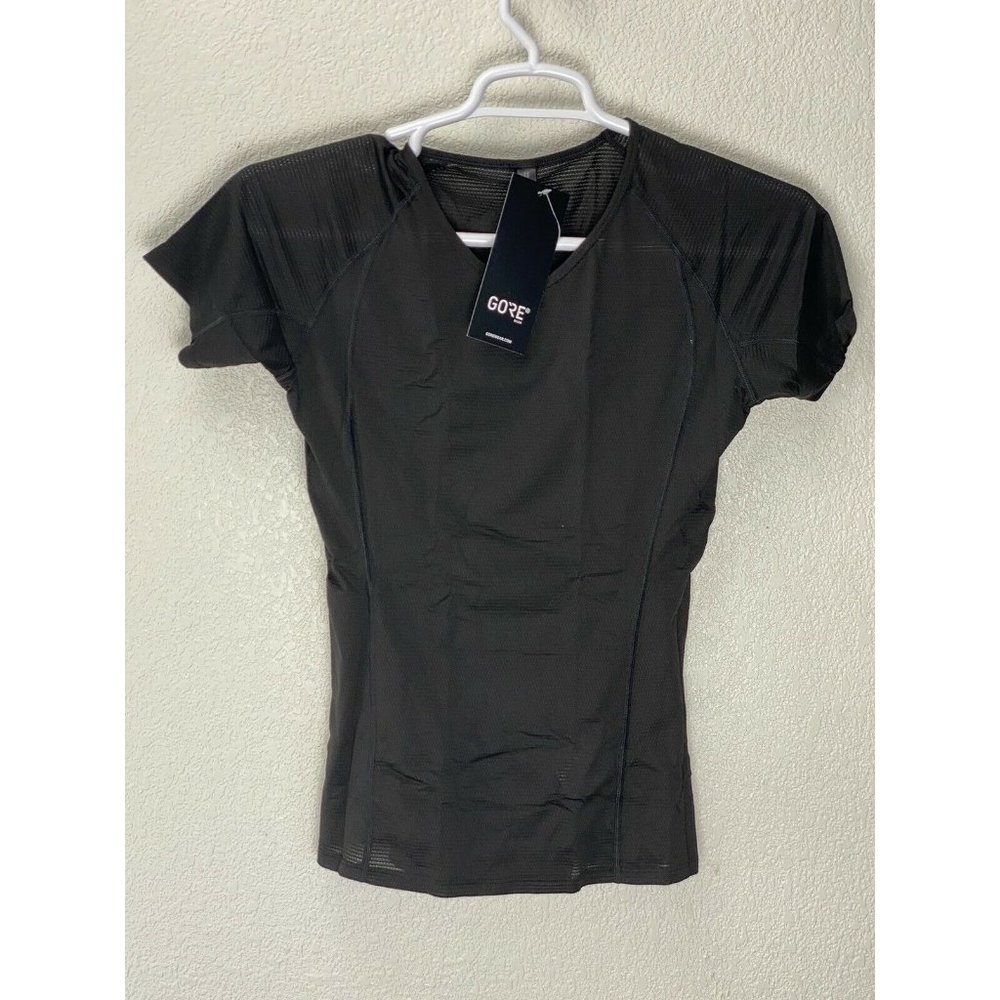 Gore Baselayer Womens Black Short Sleeve Top Size Large